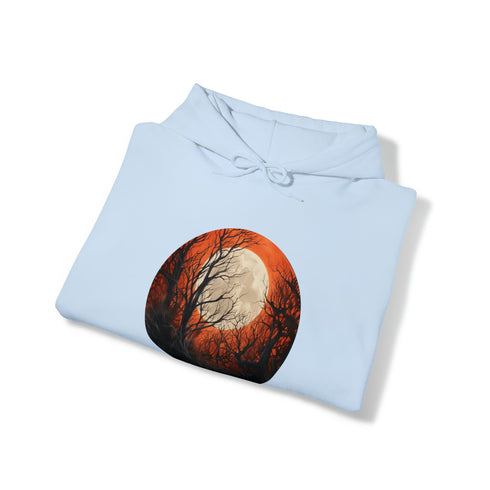 Halloween Harvest Moon - Graphic Hooded Sweatshirt